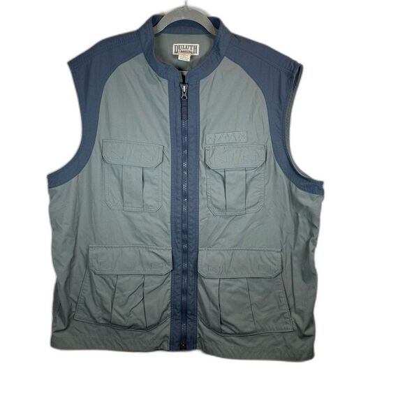 Duluth Men's Dry on the Fly Gray Green Vest Size 2XL Tall - Picture 1 of 16